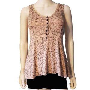 Free People Tunic Lace Top